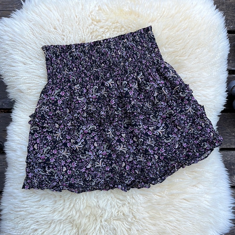 2 FOR $25 - NWOT Floral Flowy Mini Skirt
